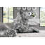 Figurine de chat en résine, feuille d'argent