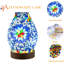 Lampe de table en verre colorée faite à la main-1843724622