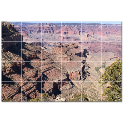 8'' x 8'' Satin Ceramic Decorative Mural