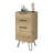 Light Dresser Skyoner, Hairpin Legs, Superior Top,Three Drawers, Light Oak Finish