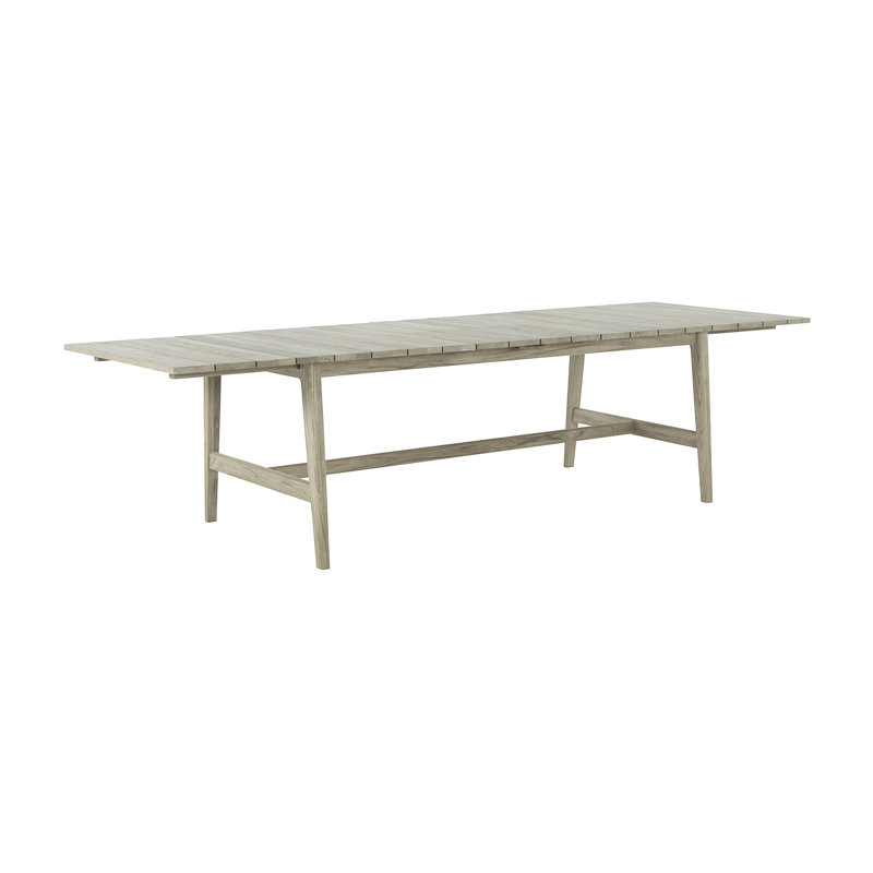 Coast Outdoor Dining Table, Oyster Teak