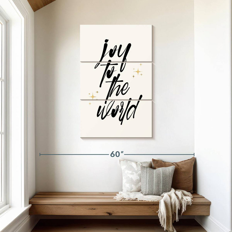 Tergel «Sparkling Joy To The World», H 45 po x l 28 po