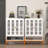 White Freestanding Shoe Cabinet With Dual - Opening Doors, 15Cm Proof Design, And Back Fixing For Powder Coated Adjustable Mesh Magnetic Shelves, Robot Vacuum Compatibility-1668979942