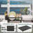 Metal Dish Drying Rack Automatic Drainage, Black, Large Removable Cutlery Basket, Drainboard & Knife Slots, Dish Drainers