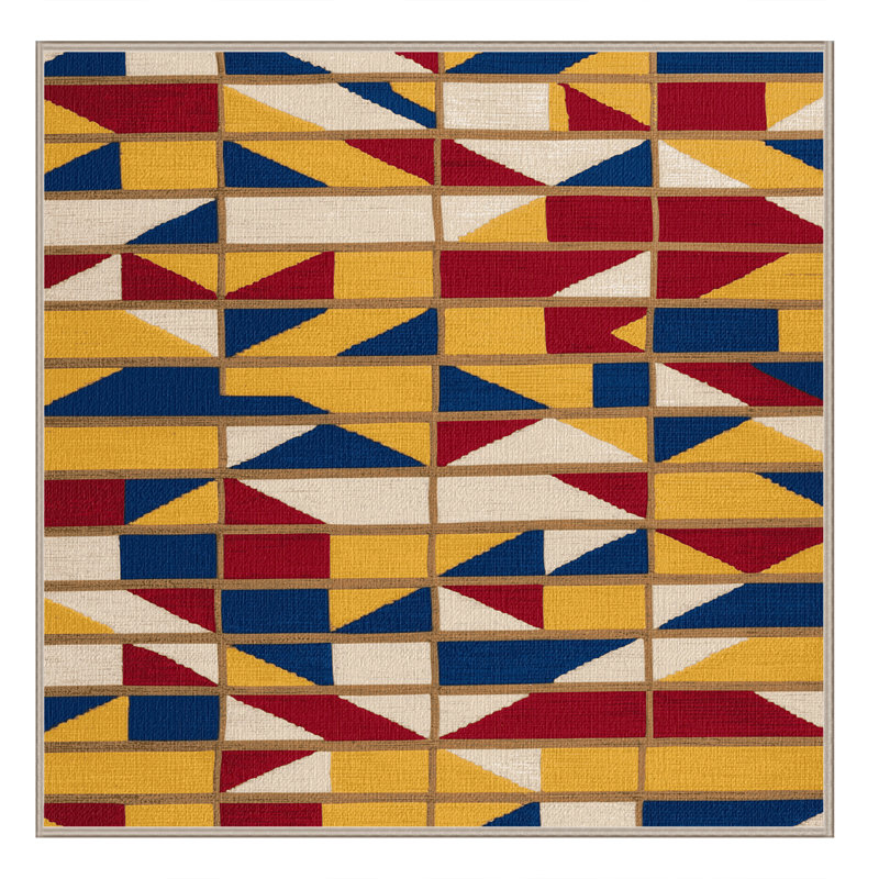 Washable Signal flags Nautical Area Rug, Square 3'