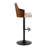 Ashton Adjustable Height Bar Stools with Rounded T Footrest-90988310