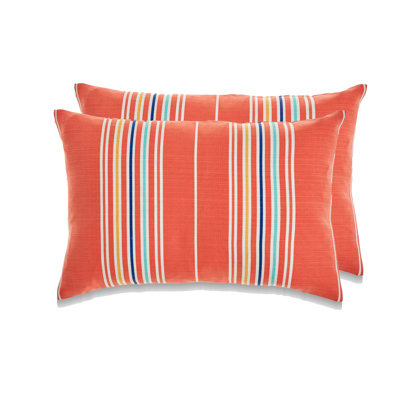 My Cottage Living Outdoor Reversible Throw Pillow