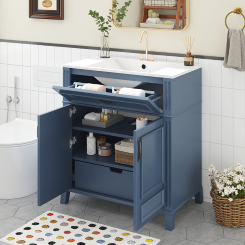 Bathroom Vanity with Ceramic Sink