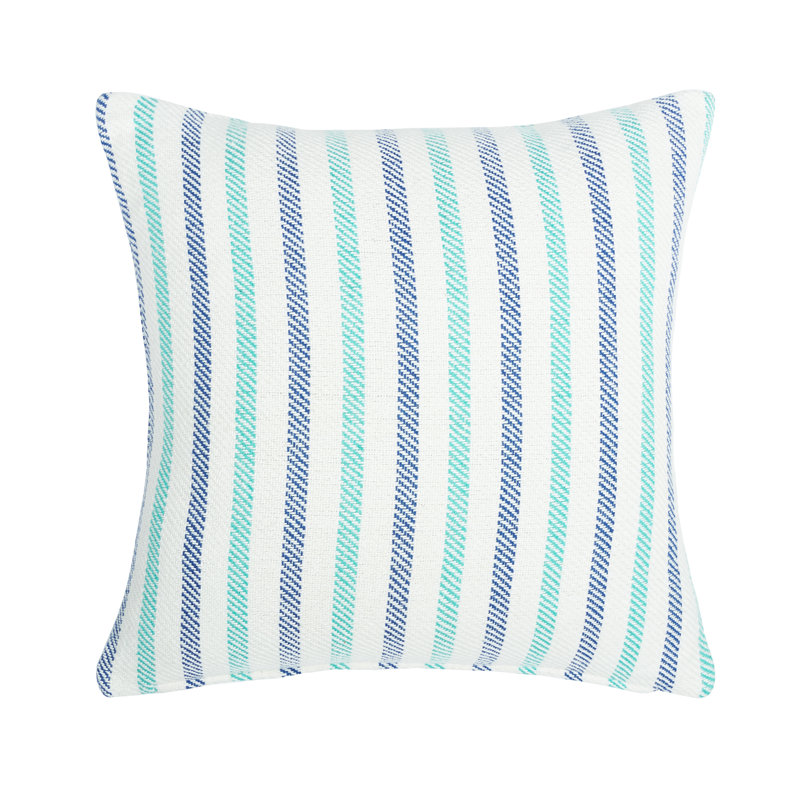 Alamanno Striped Cotton Throw Pillow