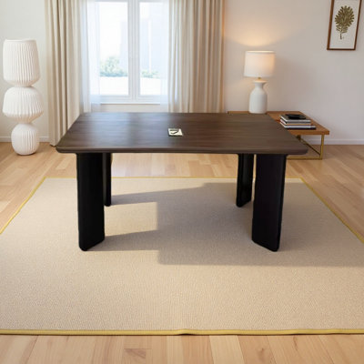 Industrial style solid wood study desk
