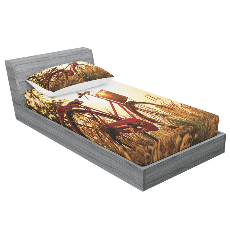 Microfiber Sheet Set, Twin XL Sheet Set with Fitted Sheet