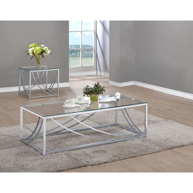 Ensemble de tables basses 2 pièces Sleek Modern