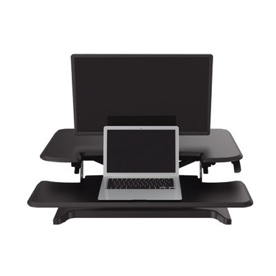 Winnetka Adjustable Metal Base Standing Desk Converter