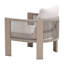 Chaise de patio avec coussins Leota