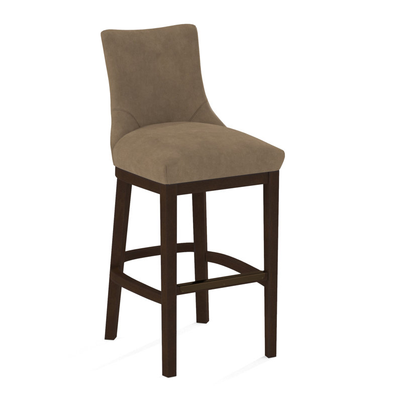 Upholstered Stool, 90318-71, Nutmeg
