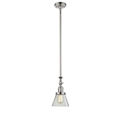 Luminaire suspendu conique 1 lumière