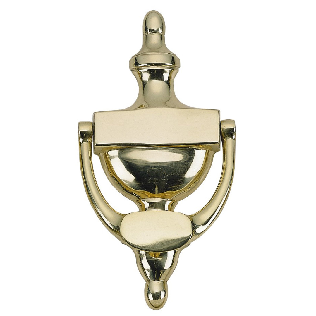 Traditional Door Knocker BRASS Accents 