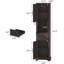 Armoire de rangement 66 po-115706719