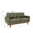 65'' Upholstered Square Arm Loveseat Sofa-1262422498