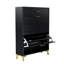 Armoire de rangement pour chaussures pour le vestibule, range-chaussures autoportant avec 2 tiroirs rabattables-1556143826