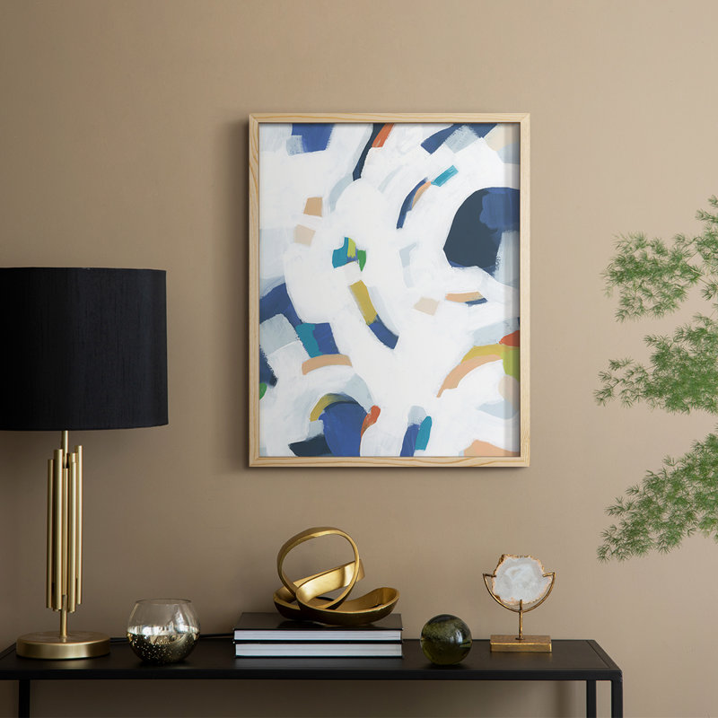 Bright Orbit II, reproduction encadrée - bois massif, H 11 po x l 9 po