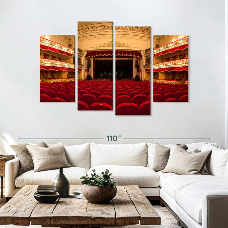 Lilie Opera Concert Hall, 54" H x 84" W