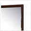 Miroir carré au fini espresso Ireland, durable et élégant, parfait pour rehausser l'esthétique et la luminosité de n'importe quelle pièce.