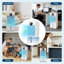 Climatiseur portatif 10L, refroidisseur par évaporation avec contrôle tactile et télécommande, oscillation 90 ° + 90 °, affichage DEL, 45 W écoénergétique, 120 V 60 Hz