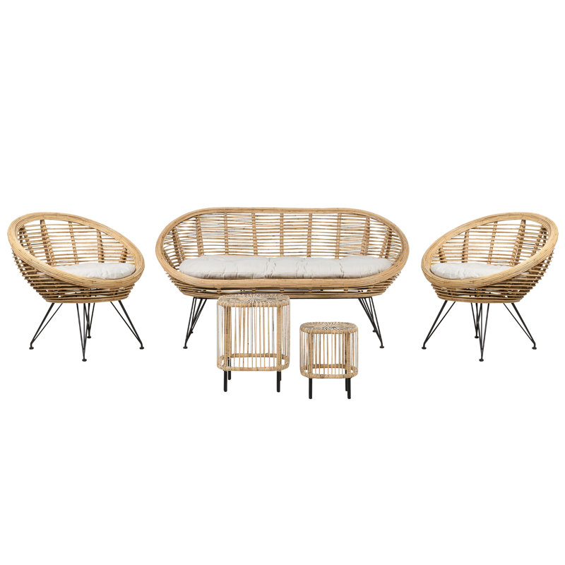 MARATEA/CESENATICO 4 - Person Garden Lounge Set with Cushions