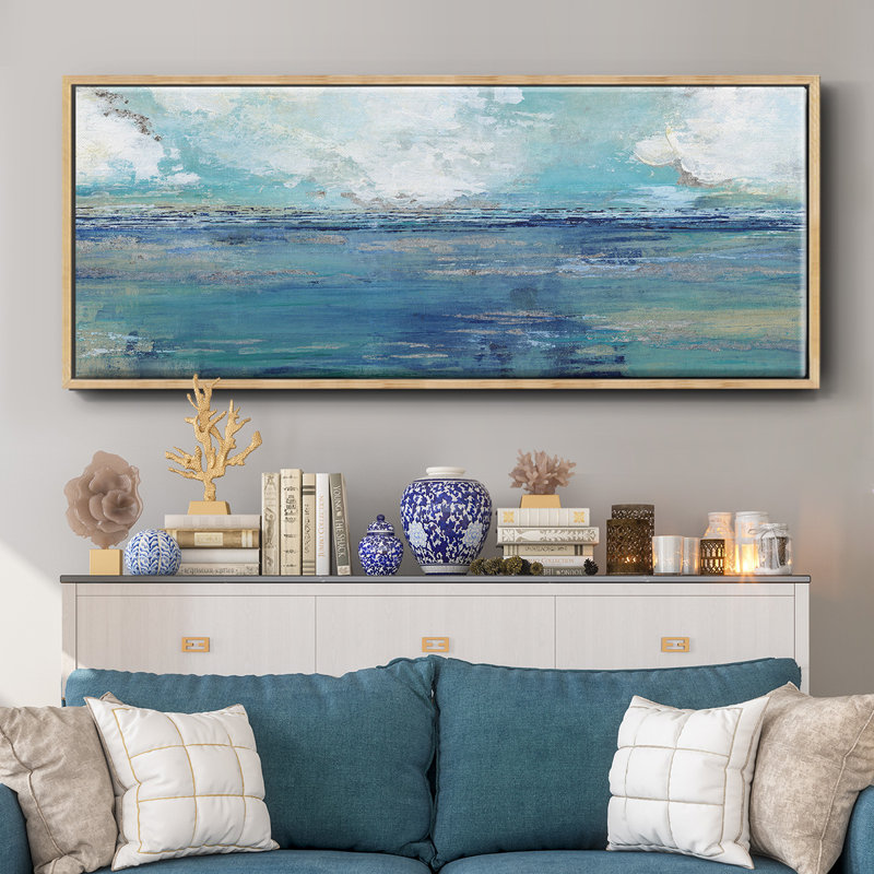 Oceans Away- Framed Canvas