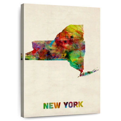 Carte d'aquarelle Aliaz New York