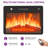 Rosan Gracie Oaks 24.2 " W Black Electric Fireplace Insert
