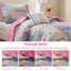 Ensembles de literie en polyester multicolore confortables, courtepointe réversible pour la maison
