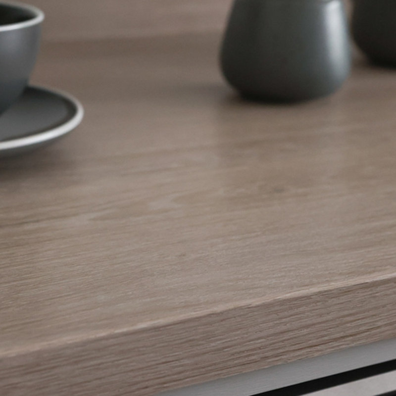 McCook 67.5cm x 2m Woodgrain Self-adhesive Vinyl Wrap for Doors and Worktops, Oak Santana Lime