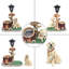 Statue de jardinière pour chien Rottweiler, décoration de jardin en résine pour jardin
