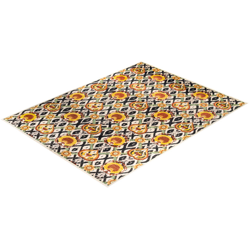 Suzani One-of-a-Kind 15' 4" X 11' 10" Hand Knotted Area Rug