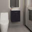 Meuble-lavabo de salle de bain avec lavabo, 1 porte (SANS ROBINET INCLUS)-1604731689