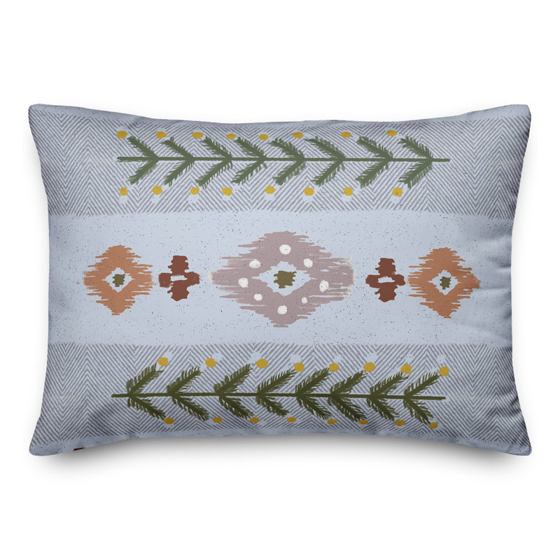 Outdoor Throw Pillow, Blue
