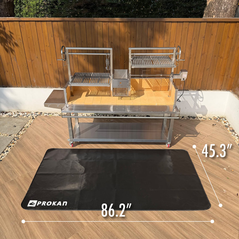 Tapis de barbecue pour barbecue argentin XL