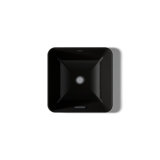 Vox Ceramic Square Vessel Bathroom Sink with Overflow
