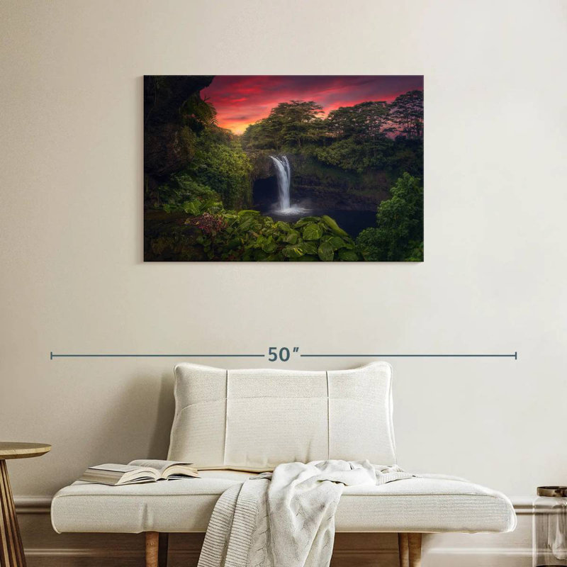 Alvord Rainbow Falls à Hilo, H 24 po x l 36 po