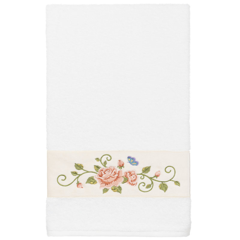 Rebecca Midweight Bath Towel, White