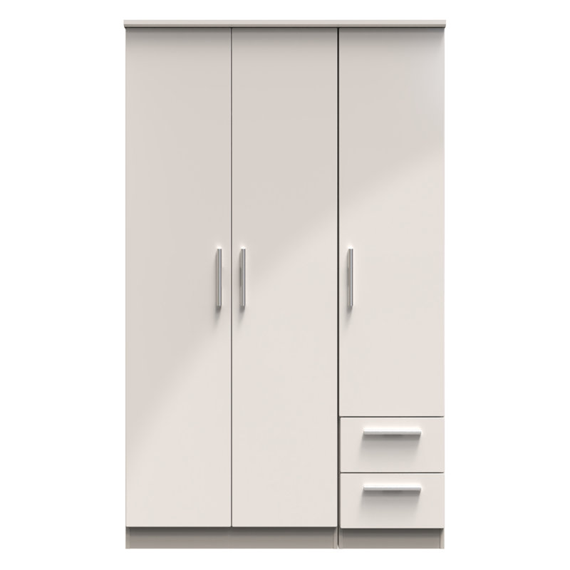 Borgeson Manufactured Wood Wardrobe, Gloss/Kashmir