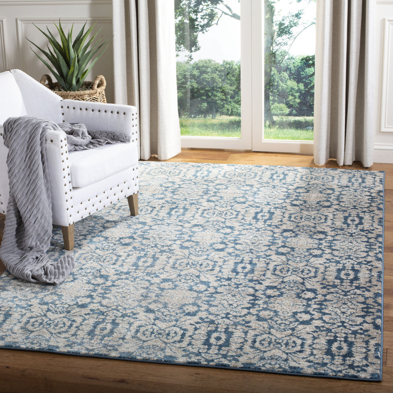 Weigle Sofia Performance Floral Rug, Rectangle 5'1" x 7'7"