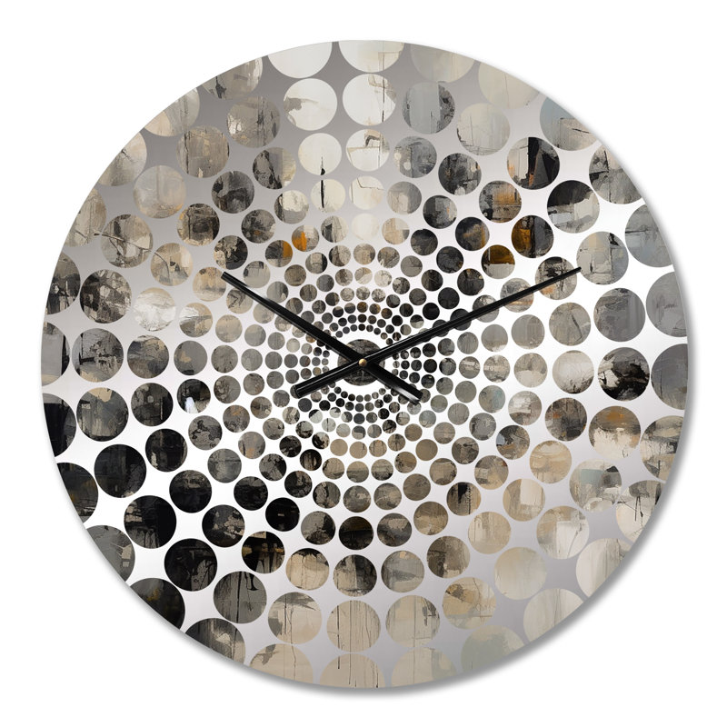 Ajim - Horloge murale géométrique abstraite, Petit