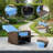 Rattan Chair,Outdoor Swivel Recliner Chair-1968413984