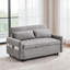 Causeuse rembourrée avec dossier réglable, poches de rangement, 2 coussins moelleux et ports USB-877769321