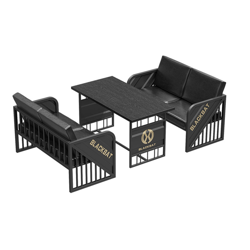 Mobilier modulaire de style industriel, Noir