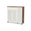 Armoire de rangement pour 20 paires de chaussures espresso-92465960