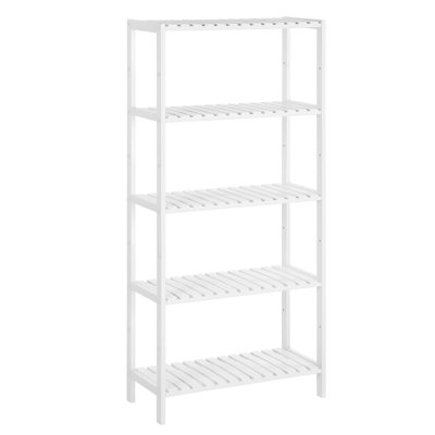 Solid Wood Freestanding Bathroom Shelves